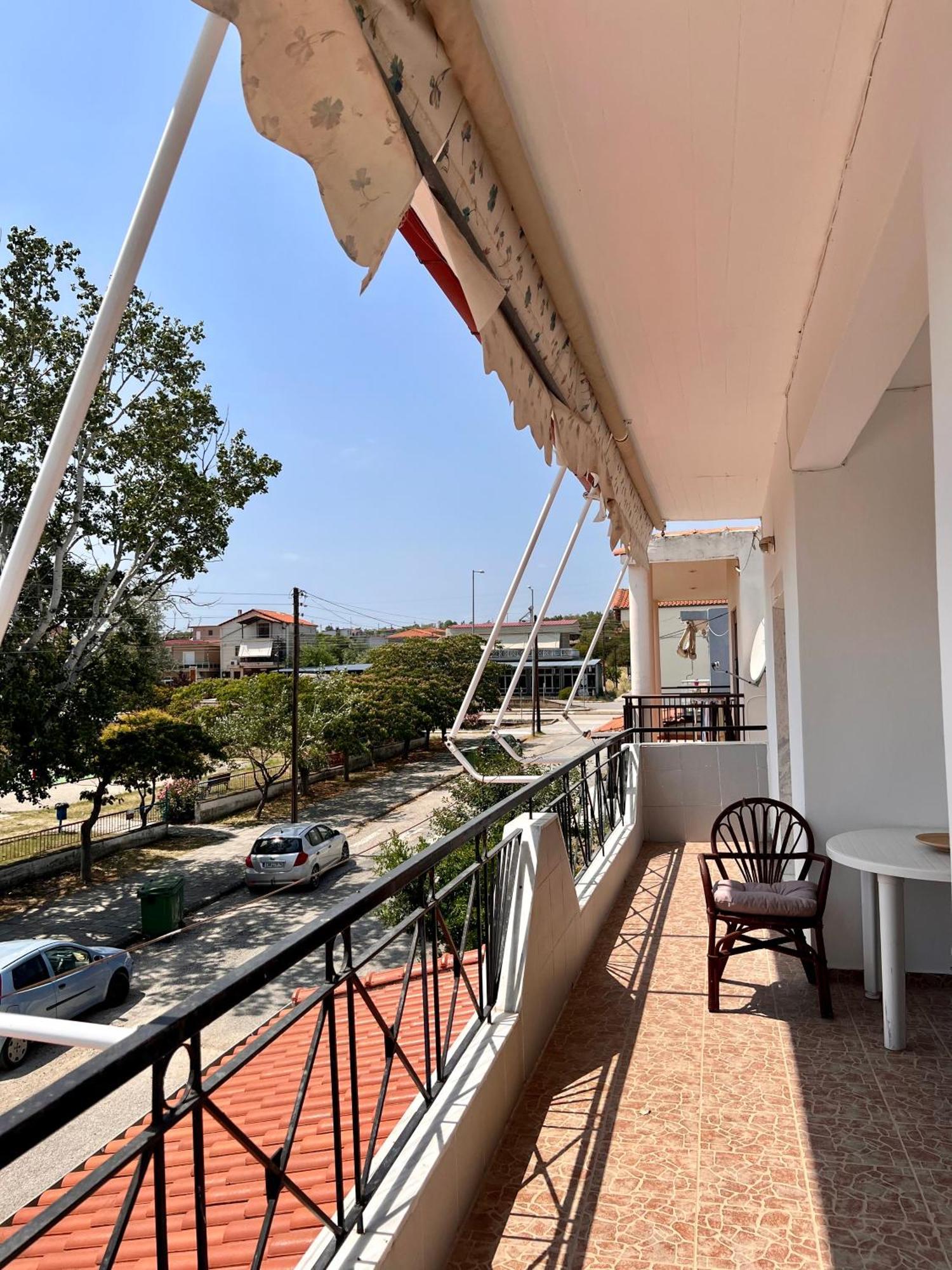 Dimitra House Entire Apartment With Balcony And View Pherrai Exterior foto
